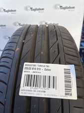 1 GOMMA 205/55R16 91V DOT2018  BRIDGESTONE TURANZA T001 USATO ESTIVO