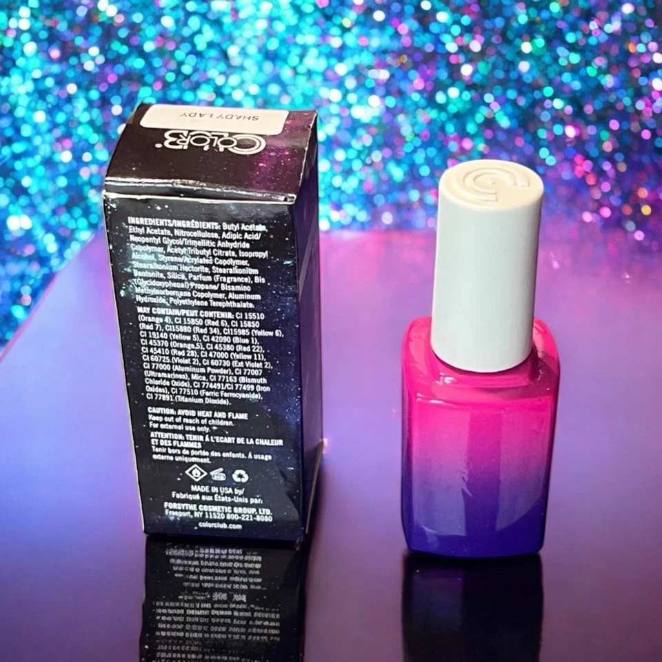 Esmalte de uñas Color Club Mood Changing MP19 Shady Lady 0,5 oz nuevo en caja Foto 4 de 4