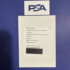 SYLVAIN FRANCISCO 2025-26 Contenders EuroLeague Premium Ticket Edition Auto /25