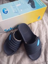 Scholl Badeschuhe Sauna Gr 35 dunkelblau