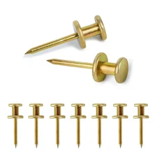 Double Headed Picture Hangers(20lbs-50pcs), Picture Hanging Nails, Thumb Tack...