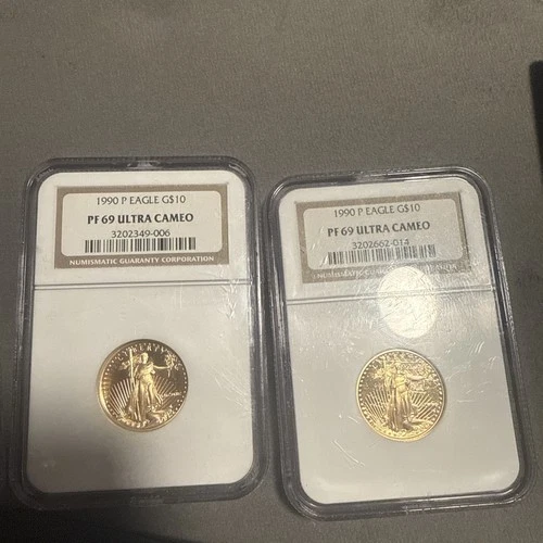 American Gold Eagle Proof 1/4 oz $10 - Coin in Capsule - Random Date