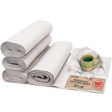 Newsprint Packing Paper Sheets, 25" X 18", Eco-Friendly, Non-Toxic, American Qua