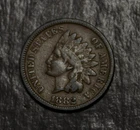 1882 Indian Cent Fine VF   Lot F 747