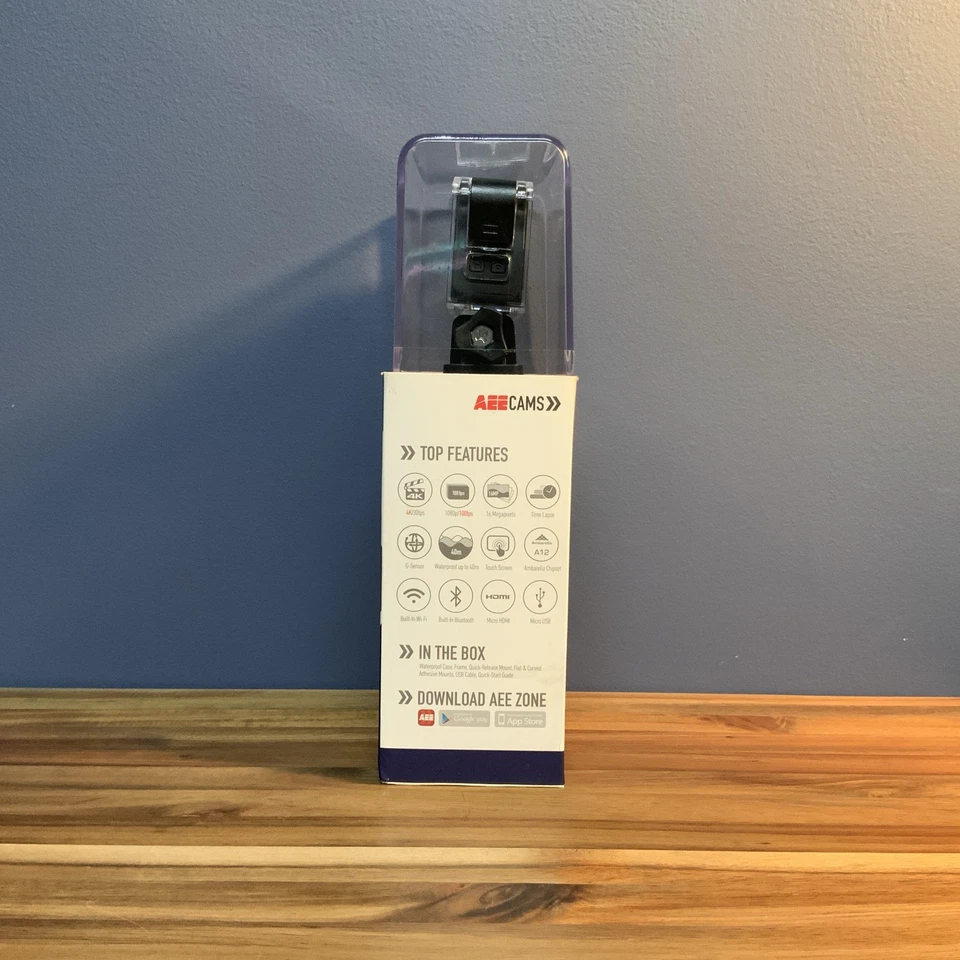 AEE Lyfe Shadow action camera 4K 1080p - Waterproof Touch Screen- life shadow - Image 2 of 4