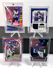 Baltimore Ravens 4 Card Lot RC /199 /299 /499 +Rookie Ticket Prizm Patch Bateman