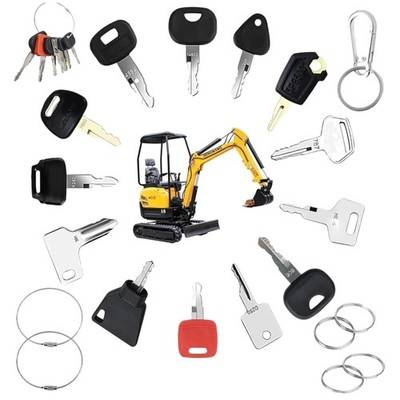 Baumaschinen Schlüssel Set 20 Stück Universal Bagger Bulldozer Traktor