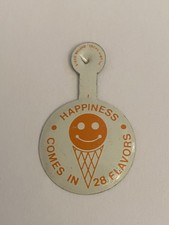 Happiness Comes In 28 Flavors Howard Johnson’s Tab Fold Over Button P190
