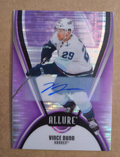 2025-26 UD Allure - Vince Dunn - Purple Diamond Auto /10 - Seattle Kraken