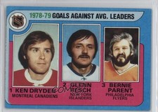 1979-80 Topps League Leaders Ken Dryden Glenn Resch Bernie Parent #6 HOF 1g6