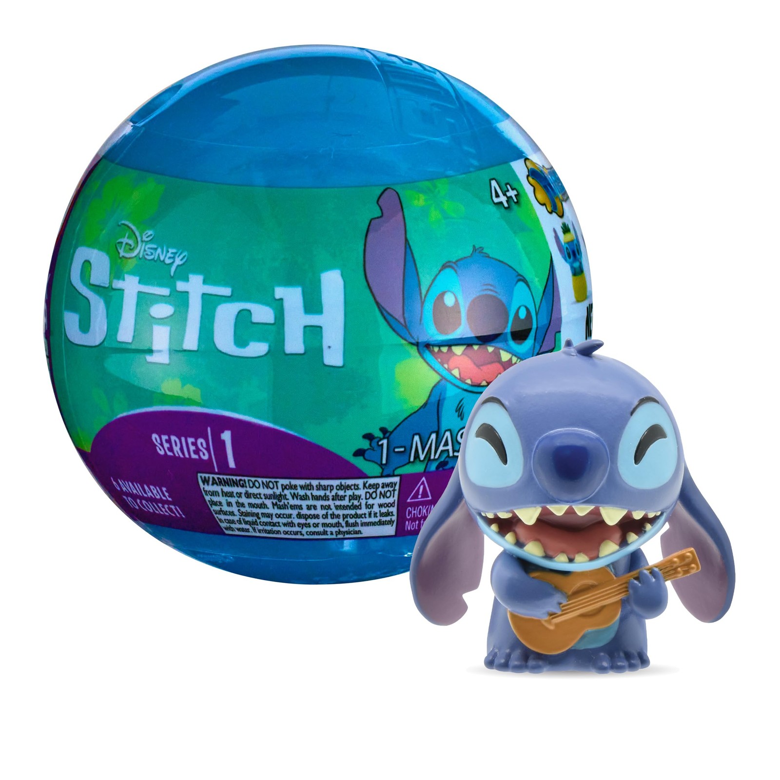 Mash'ems 52130 Lilo - Stitch Disney, Squishy figuren, 6 om te verzamelen, stijle