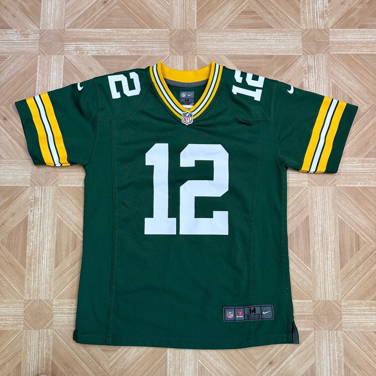 グリーンベイ・パッカーズ 12番 XL ON FIELDジャージ NFL On Field