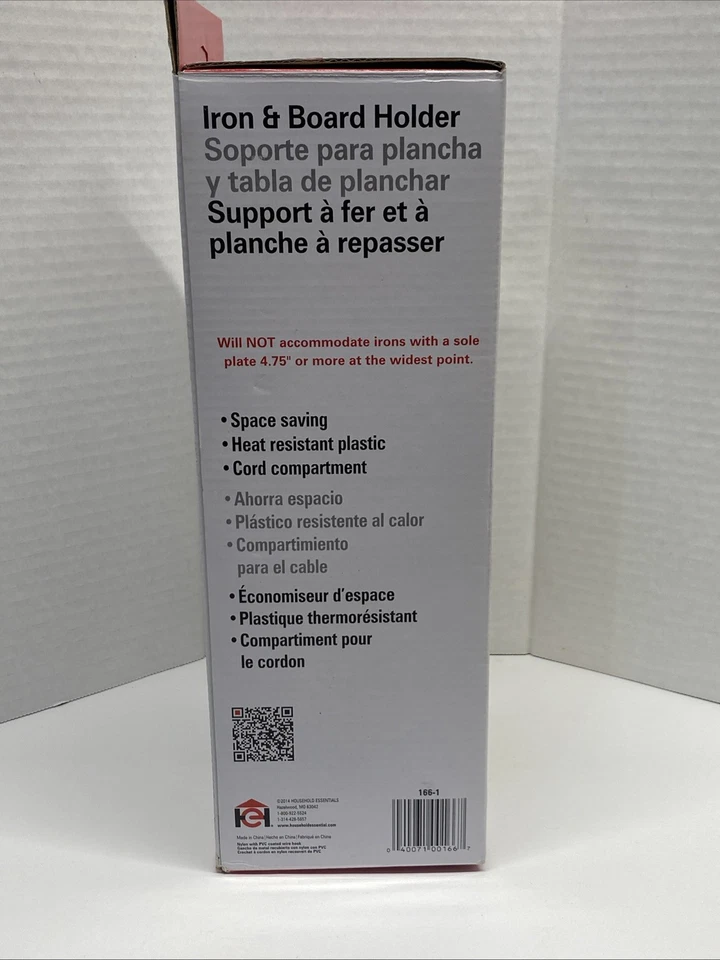 Wall Mounted Iron & Board Holder Household Essentials Storage - Image 3 of 4