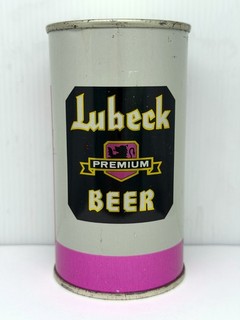 SWEET!! LUBECK FLAT TOP BEER CAN IN SPECTACULAR CONDITION!! CHICAGO ILLINOIS