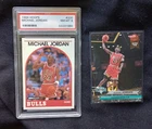 Fleer Michael Jordan Chicago Bulls NBA Cards 1989-93 PSA 8 Lot of 2 #200 #216