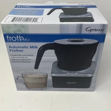 Capresso Automatic Milk Frother Froth PRO - Black/Silver 202.04 Open Box