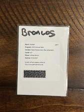 Jahdae Barron 2025 Donruss Optic Rookie Neon Blue /299 Auto Redemption #207 KG
