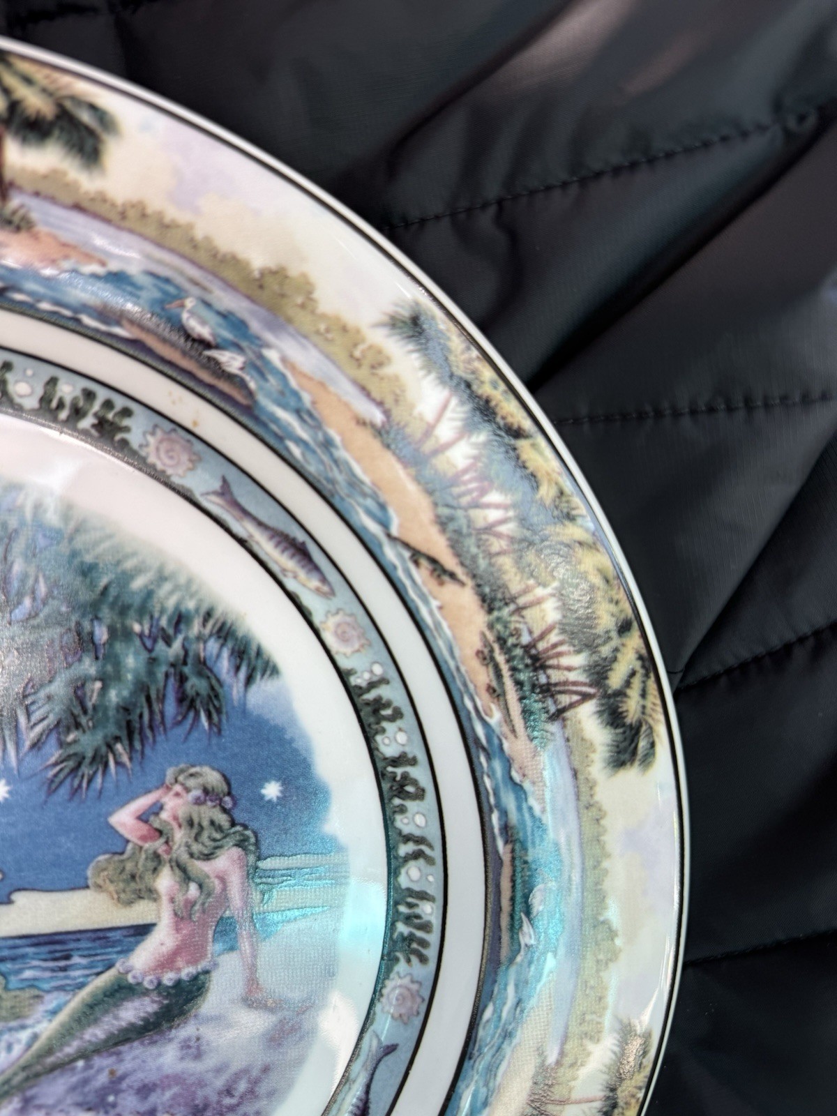 Vintage Vinoy Hotel St Petersburg, FL, 12” Replica of the 1925 Plate Blue/Green