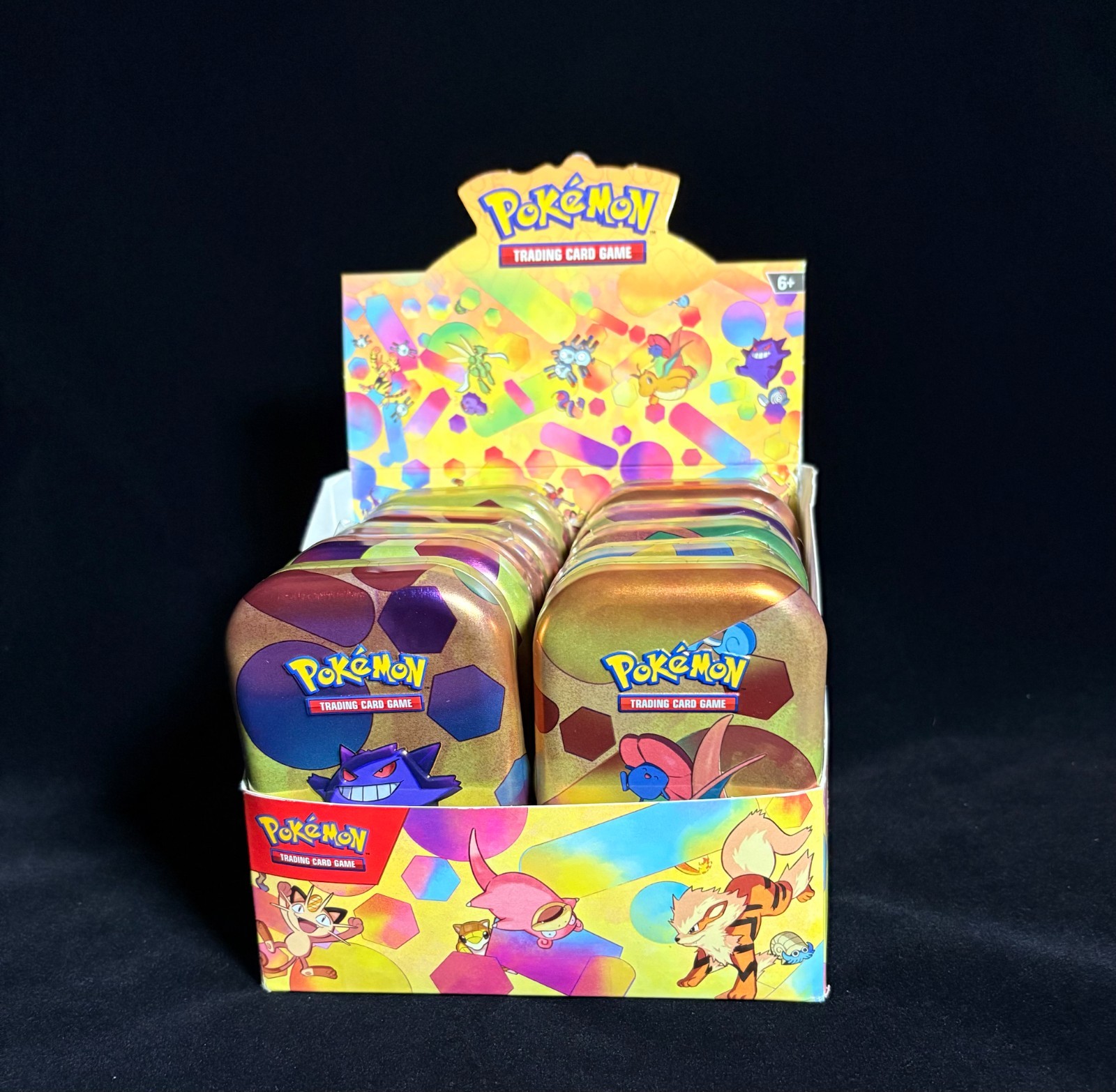 Pokemon Scarlet & Violet 151 Mini Tin Display + 8 Loose  Sealed Mini Tins