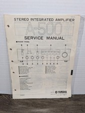 Yamaha A-500 Stereo Amplifier Service Manual Original Vintage Paperwork Repair 