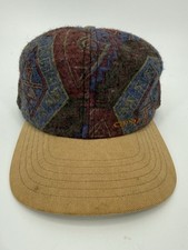 Vintage Carhartt Hat Mens One Size Aztec Blanket Snap Back 90s Made in USA