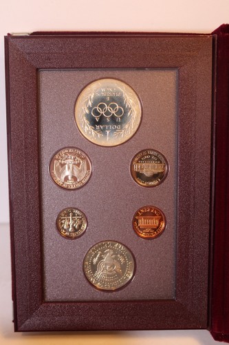 1988 S US MINT PRESTIGE PROOF SET OLYMPIC GAMES SILVER DOLLAR OGP/COA - 第 4/6 張圖片
