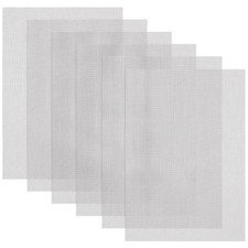 304 Stainless Steel Wire Mesh Screen, 6 Pack 11.8 x 8.2 inches, silvery