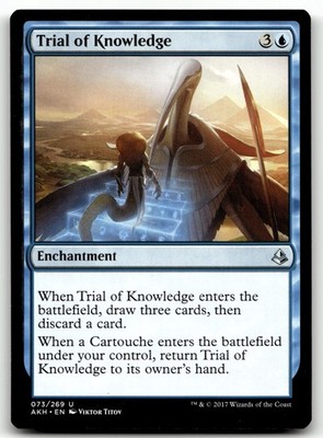 Trial of Knowledge 73 Magic The Gathering- Amonkhet