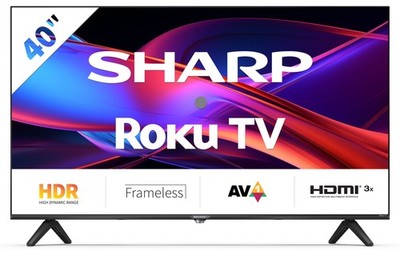40 Zoll Fernseher (101 cm) Full HD Roku TV   HDR10, USB, WLAN - SHARP 40GD2225E