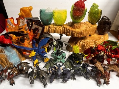 15 Lot Mega Bloks Plasma & Breakout Dragon Parts-6 Eggs +1 Sealed Dragon  Parts 