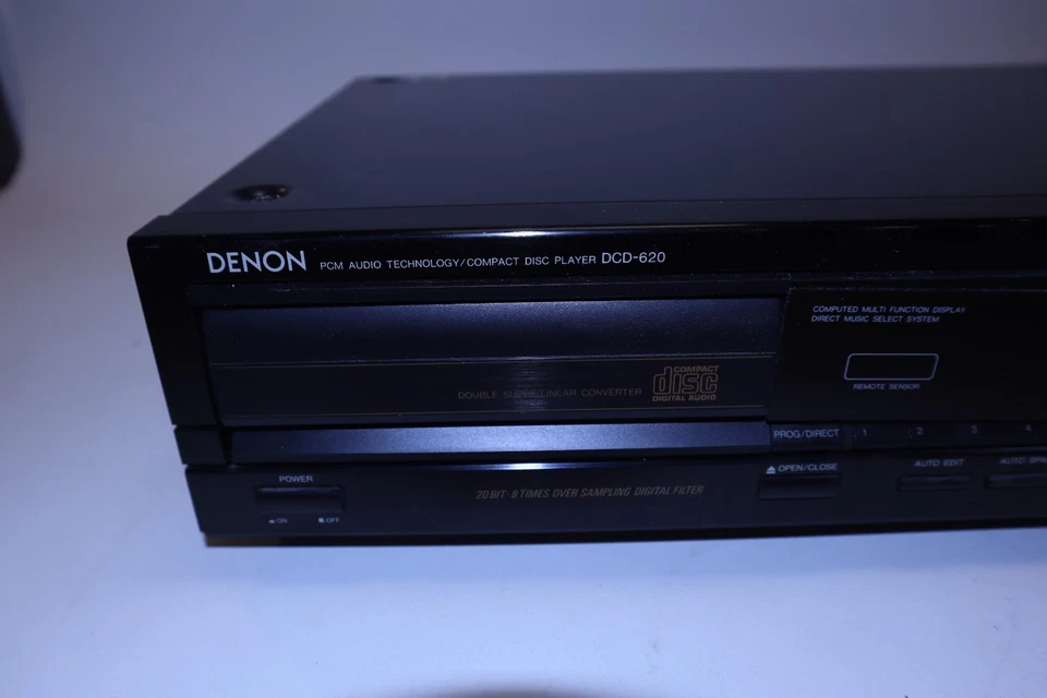 Denon DCD-620 Vintage Audiophile Single CD Player Tested Working NO Remote - Image 2 of 4