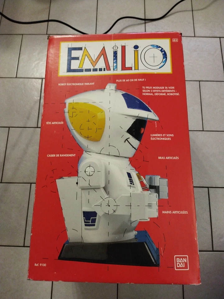 { RARE EN BOITE } Robot vintage Emilio Fonctionnel - Photo 4/4