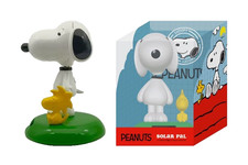 PEANUTS SNOOPY & WOODSTOCK NOVELTY SOLAR POWERED DANCING BOBBLEHEAD FIGURE NEW!