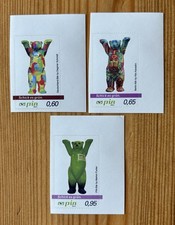 Privatpost PIN Mail Berlin Satz Buddy Bear Ausland Bären postfrisch #4400