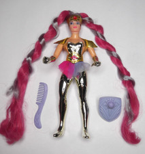 Entrapta Complete outfit shield comb Vtg 1985 Figure Princess of Power She-ra