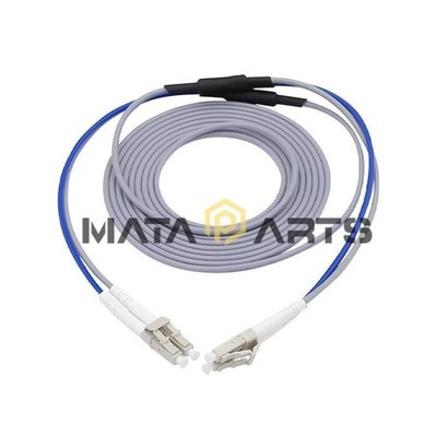 10M LC to LC UPC Armored Cable Fiber Patch Cord Pigtail Multi-Mode Cables Duplex