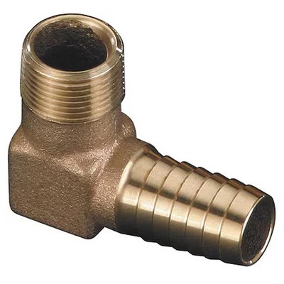 Campbell He-3Lf Hydrant Elbow, Lead Free, 3/4 In Male