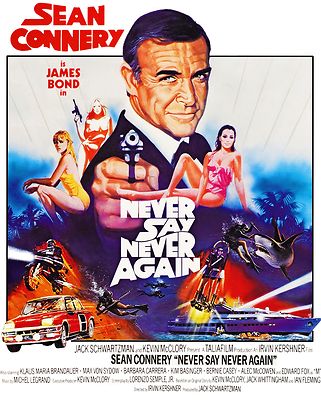 Never Say Never Again 20x30/24x36inch 007 James Bond Movie Silk Poster Art Print Never Say Never Again 20x30/24x36inch 007 James Bond Movie Silk Poster Art Print