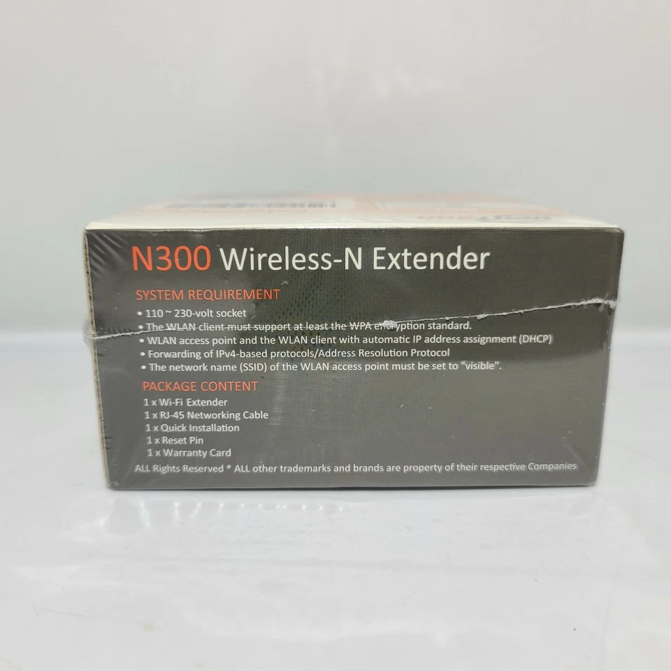 NEXTBOX WiFi Range Extender N300 Wireless Signal Booster & Repeater NEW - Image 2 of 4