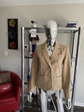 Women s Beige Wool Blazer Size 8
