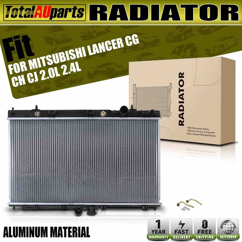Radiator With Three Fan Mounts for Mitsubishi Lancer CG CH CJ 7/2002-9/ ...