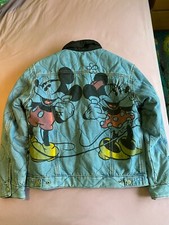 Levis Mickey Mouse Denim Reversible Jacket Size S