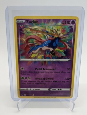 Vivid Voltage- Zacian 082/185 Amazing Rare Holo Pokemon Card | eBay Vivid Voltage- Zacian 082/185 Amazing Rare Holo Pokemon Card | eBay