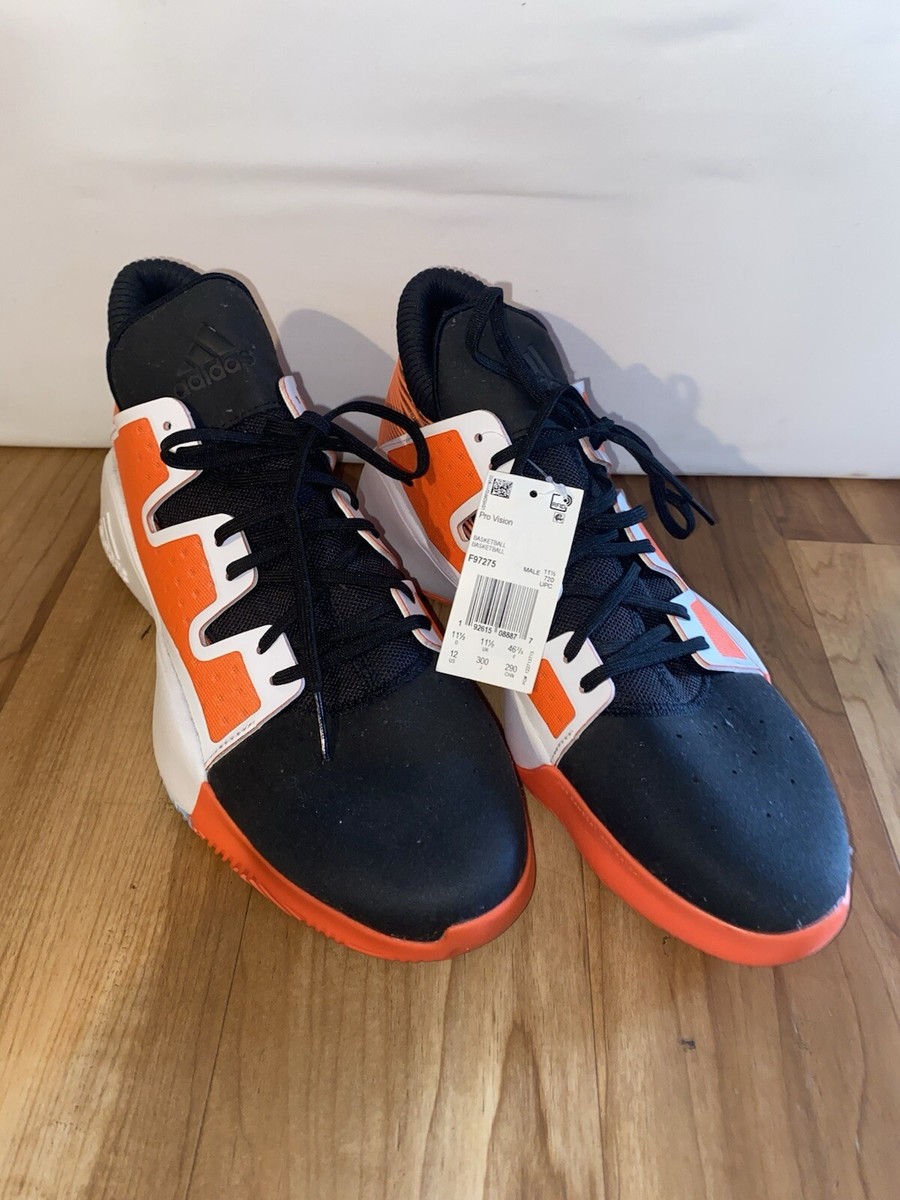 Adidas Men's Pro Vision Basketball Sneaker Shoes Black Hi-Res