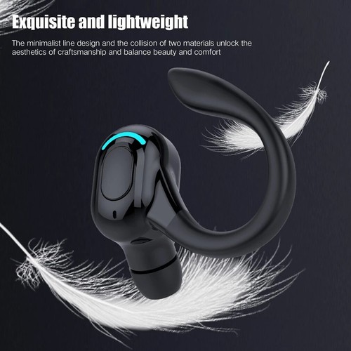 Bluetooth 5.0 Headset TWS Wireless Earphones Earbuds Stereo Headphones Ear Hook - Picture 7 of 17