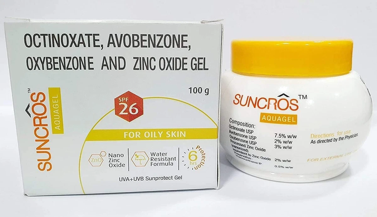 Suncros Aquagel SPF26 Medicated Sunscreen Review For, 57 OFF
