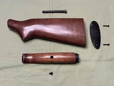 USED H&R PARDNER 12 GAUGE BROWN WOOD STOCK SET FOREND BUTT PLATE BOLT SCREWS