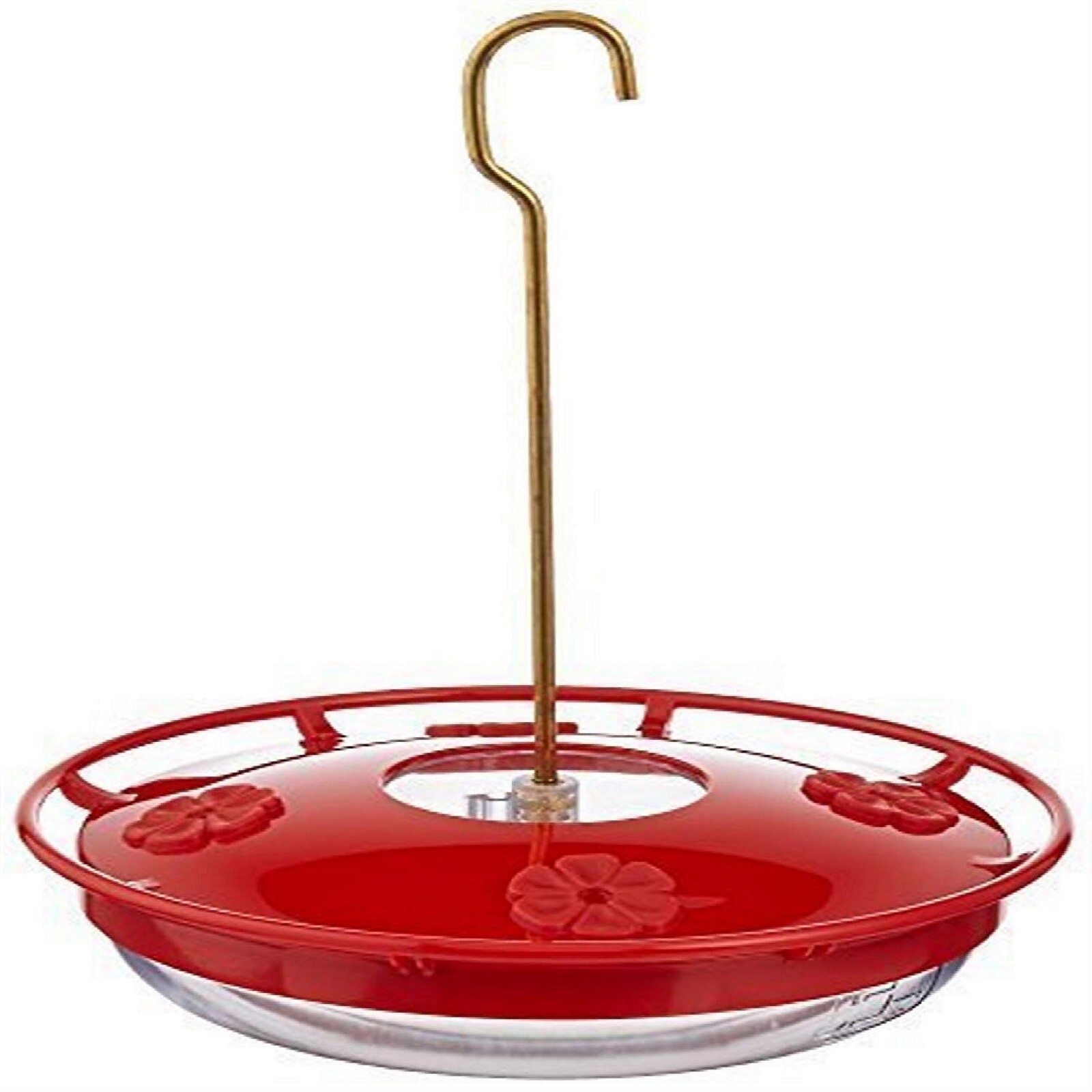 Aspects HummZinger High View Hanging Hummingbird Feeder, 12 oz (Red)