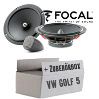 Lautsprecher Boxen Focal System Auto PKW KFZ EinbauzubehöR FüR VW Golf 5 Front
