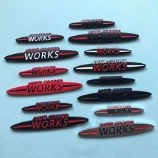 Metal 3D Car Body Trunk Tailgate Badge Emblem Decal Sticker JOHN COOPER WORKS